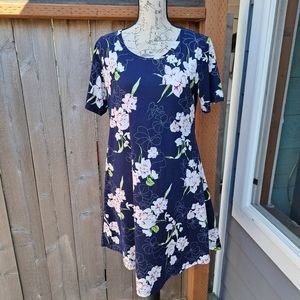 Cute blue summer dress,Large,